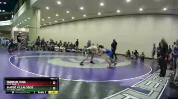 160 lbs Placement (16 Team) - Mateo Villalobos, FL Young Guns vs Hunter Rose, S.E.O. Blue