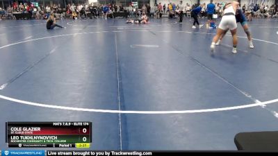 Elite 174 lbs Semifinal - Cole Glazier, St. Cloud State vs Leo Tukhlnynovych, Rochester Community & Tech. College