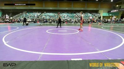 132 lbs Consi Of 4 - Avery Jones, Oakdale vs Elias Flores, California Grapplers
