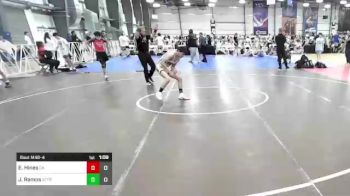 106 lbs Rr Rnd 1 - Ethan Hines, Combat Athletics Red vs Jaxon Ramos, Attrition Wrestling Gold