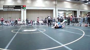 138 lbs Round Of 16 - Adrian Thompson, Valhala WC vs Jensen Heimann, Hilliard Darby