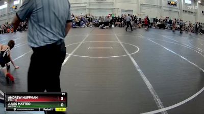 60 lbs Round 1 (10 Team) - Andrew Huffman, DWA vs Jules Matteo, Lake WC