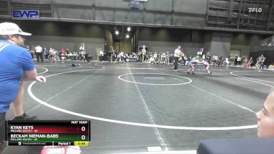 52 lbs Quarterfinal - Beckam Nieman-Bard, Millard South vs Kyan Keys, Millard South