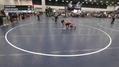 120 lbs Cons. Quarters - Emilio Escobar, Granite Wrestling Club vs Lazaro Soto, Eagle Empire Wrestling