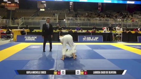 Larissa Sass De Oliveira vs Kayla Michelle Sikes 2025 Pan Jiu Jitsu IBJJF Championship
