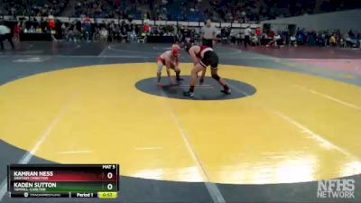 3A-152 lbs Cons. Round 3 - Kaden Sutton, Yamhill-Carlton vs Kamran Ness, Santiam Christian