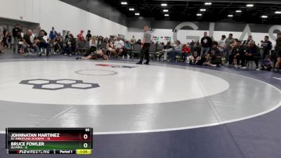 85 lbs Round 4 (6 Team) - Bruce Fowler, Olympia vs Johnnatan Martinez, DC Wrestling Academy