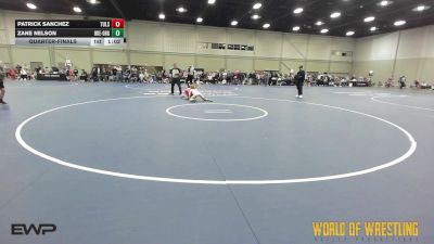 72 lbs Quarterfinal - Patrick Sanchez, Tulsa Elite 12U 2 vs Zane Nelson, OK Elite 12U Orange