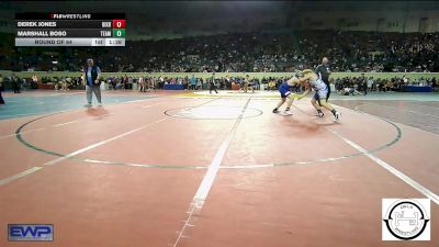 140 lbs Round Of 64 - Derek Jones, Bixby vs Marshall Boso, Team Choctaw