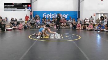 40 lbs Rr Rnd 4 - Jayleigh Rex, PA West Black - W vs Madison Mulkey, Ohio Goons - W