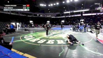 150 lbs Cons. Round 4 - Logan Stucker, Tonasket vs Max Minkov, Ingraham