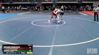 171 lbs Quarterfinal - Johnny Ralston, Nikiski High School vs Richard Didrickson, Mt. Edgecumbe High School