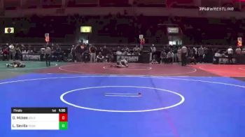 100 lbs Final - Donovan Mckee, Gold Rush vs Luke Sevilla, Team So Cal