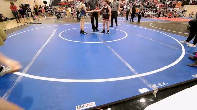 85 lbs Semifinal - Jase Fowler, Runestone vs Anson LeGrand, Sperry Wrestling Club