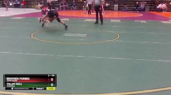 2 - 113 lbs 3rd Place Match - Talan Hall, Tazewell vs Brayden Forbes, James River