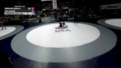 49-53 lbs Semis - Emmaline Bedolla, Scotsmen Wrestling Club vs Eva Alvarez