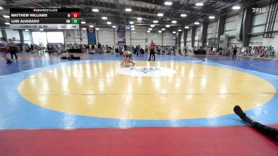 119 lbs Consi Of 32 #2 - Matthew Williams, RI vs Luis Alvarado, NM