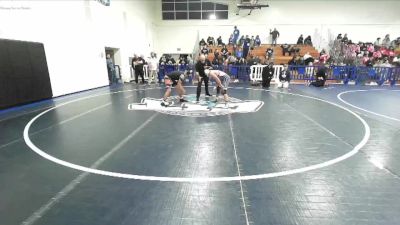 150 lbs Champ. Round 4 - Nicholas A. Yamas, Coalinga High vs Wyatt Bassett, Bakersfield