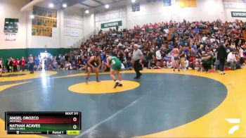 160 lbs Champ. Round 2 - Nathan Acaves, Brea Olinda vs Angel Orozco, Western