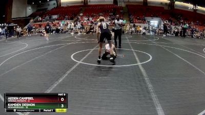 84 lbs Round 1 (6 Team) - Kamden Deshon, Neighborhood vs Aeden Campbel, Virginia Patriots