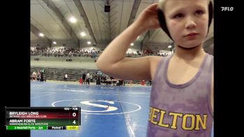 70B Quarterfinal - Abram Forte, Warrensburg Elite Wrestling vs Bryleigh Long, Bethany USA Wrestling Club