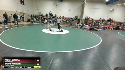 144A Cons. Round 2 - Ayden Corona, Green River vs Jacob Wheeler, Thunder Ridge