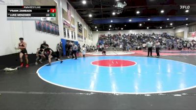 132 Boys Cons. Round 4 - Frank Zambada, San Ysidro vs Luke Menzimer, La Costa Canyon