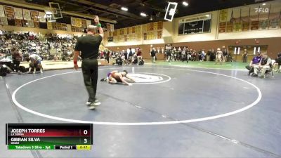 106 lbs Cons. Round 3 - Joseph Torres, La Serna vs Gibran Silva, Ukiah