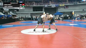 5A 175 lbs Quarterfinal - Troy Thomas, Corner vs Issac Kelly, John Carroll Catholic HS