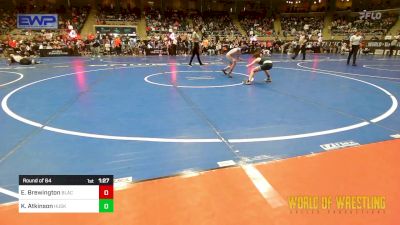 61 lbs Round Of 64 - Everett Brewington, Black Fox Academy vs Kolt Atkinson, Husky Wrestling Club