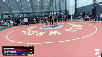 126 lbs Champ. Round 1 - Ty Petersen, ID vs Rene Cordero, CA