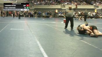 160 Championship Bracket Cons. Round 7 - Rex Ayshford, Kasson-Mantorville vs Warren Ritter, Grand Rapids