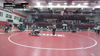 174 lbs Quarterfinal - Colin Kelly, Illinois vs Dominic Lopez, SIUE