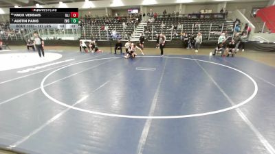 157 lbs Cons. Semis - Austin Paris, Empire Wrestling Club vs Knox Verbais, Illinois