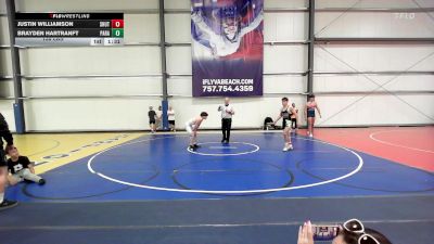 138 lbs Rr Rnd 3 - Justin Williamson, Team Shutt vs Brayden Hartranft, Parabellum Wrestling Academy