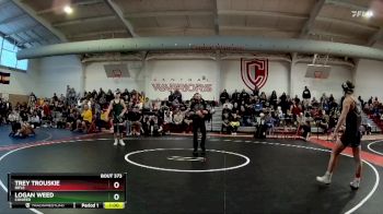 157 lbs Cons. Round 1 - Trey Trouskie, Rifle vs Logan Weed, Conifer