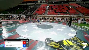 115 lbs Semis & Wb (16 Team) - Nyah O`Niel, Alaska vs Leila Crawford, Washington 2