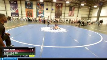52 lbs Rd# 5- 3:45pm Friday Final Pool - Wiley Derby, Minnesota Funky Singlets vs Gavin Solomon, Team Michigan