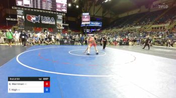 182 lbs Rnd Of 64 - Gregory Merriman, North Carolina vs Trot Nigh, Nebraska