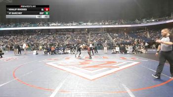 8A 150 lbs Cons. Semi - Khalif Rhodes, Mallard Creek High School vs JT Sarchet, Green Hope