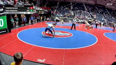 2A-157 lbs Cons. Round 2 - Nick DeNapoli, Lovett School vs Tristan Sloan, East Jackson HS