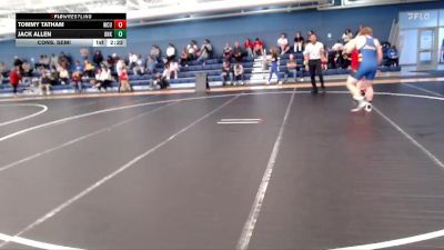 285 lbs Cons. Semi - Tommy Tatham, Western Colorado University vs Jack Allen, Nebraska-Kearney