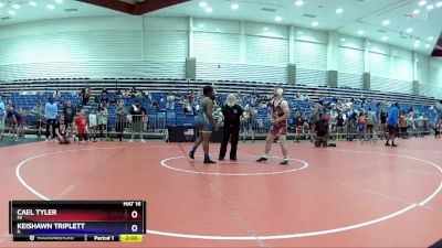 165 lbs Quarterfinal - Cael Tyler, MI vs Keishawn Triplett, IL