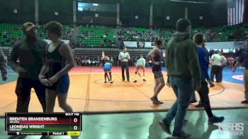 160 lbs Cons. Round 1 - Leonidas Wright, Piedmont vs Brenten Brandenburg, Wilson