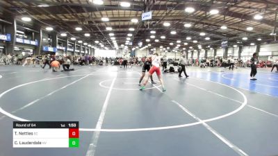 170 lbs Round Of 64 - Trace Nettles, SC vs Caleb Lauderdale, NV