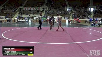 1A-4A 150 3rd Place Match - Kaydon King, Walter Wellborn vs Hayden Binder, Montgomery Catholic Prep School