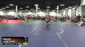 72 lbs Round 7 (8 Team) - Rylen Wax, Ohio Dawgz vs Hunter Johnson, PA Alliance