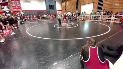 144 lbs Semifinal - Turner Geis, Worland Middle School vs Silas Schoonover, Dean Morgan