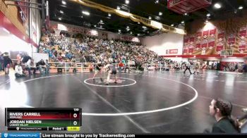 130 lbs Quarterfinal - Jordan Nielsen, Lander Valley vs Rivers Carrell, Worland