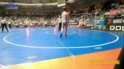 130 lbs Consi Of 16 #2 - Paxton Reynolds, Webb City Youth Wrestling vs Daxton Eberhart, Waverly Area Wrestling Club